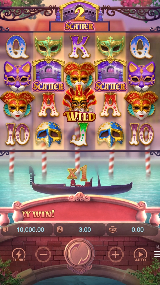 สัญลักษณ์ ในเกม PG หน้ากาก คาร์นิวัล