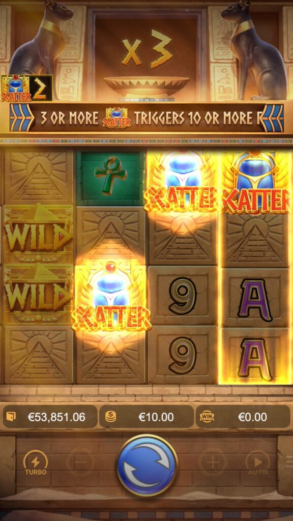 สัญลักษณ์ ในเกม PG ความลับของคลีโอพัตรา